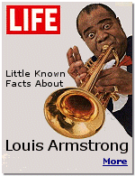 A grandson of slaves, Louis Armstrong was born in a poor neighborhood of New Orleans known as the ''Back of Town,'' and raised by a caring Jewish family.